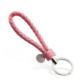 Hot Sale DIY Hand-made PU Leather Keychain Braided Rope Style Keychain